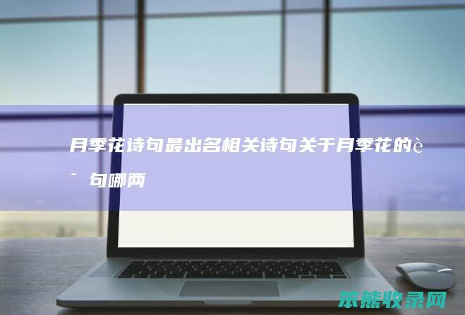 月季花诗句最出名相关诗句 关于月季花的诗句哪两句最好