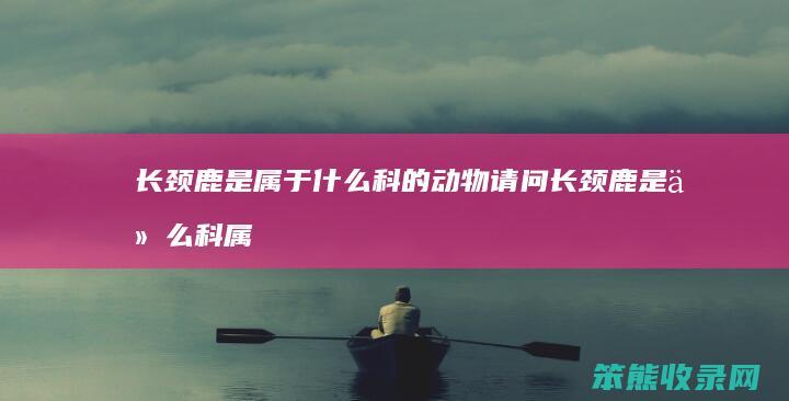 长颈鹿是属于什么科的动物 请问长颈鹿是什么科属的