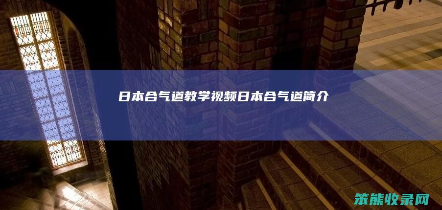 日本合气道教学视频 日本合气道简介