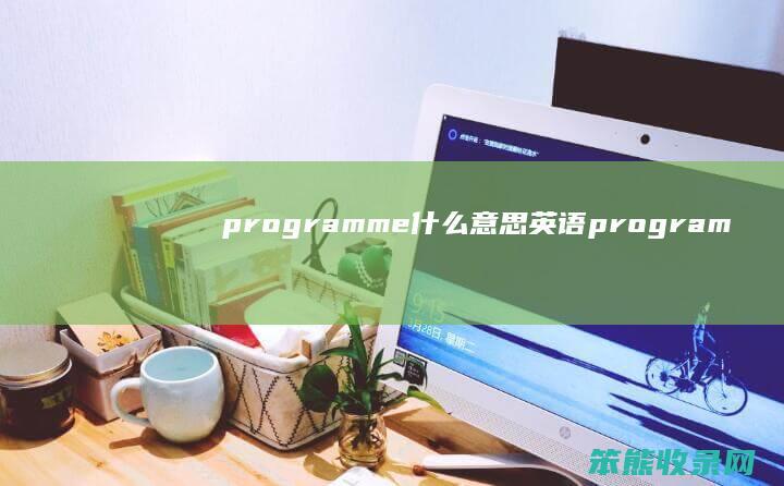 programme什么意思英语 programme什么意思