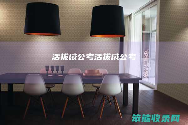 活拔绒公考活拔绒公考