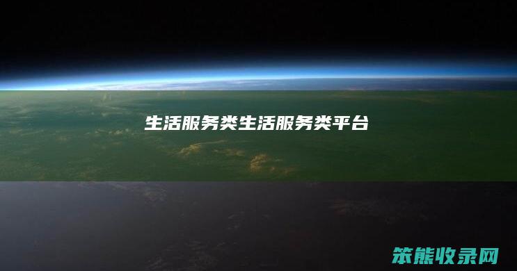 服务类服务类平台