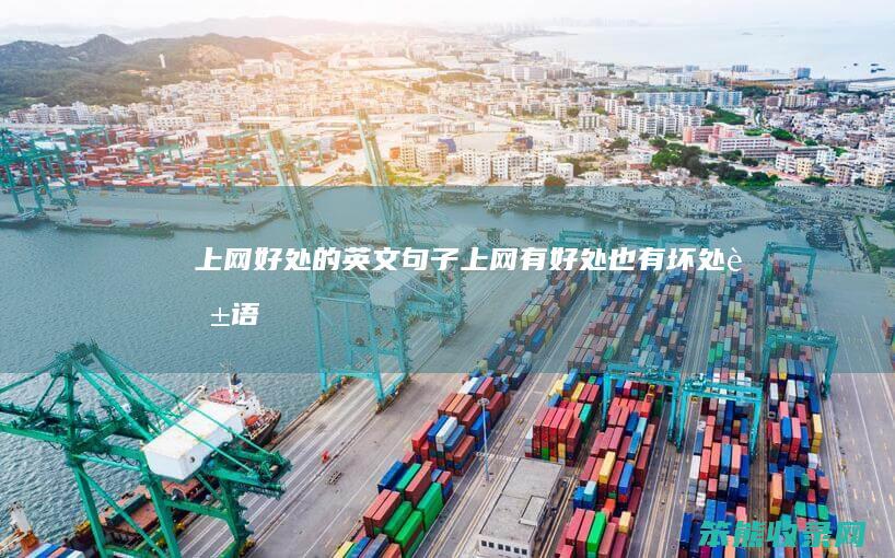 上网的英文句子上网有也有坏处英语
