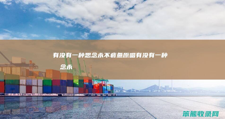 有没有一种思念永不疲惫原唱有没有一种思念永