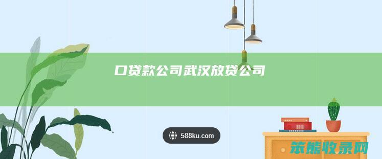 硚口贷款公司武汉放贷公司