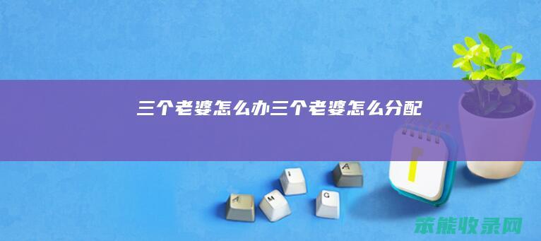 怎么办怎么分配