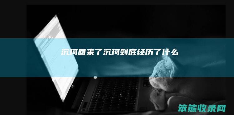 沉珂回来了沉珂经历了