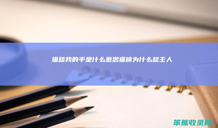 猫舔我的手意思猫咪舔主人手