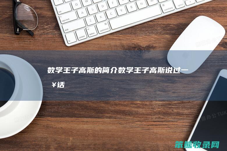 数学王子高斯的数学王子高斯说过一句话