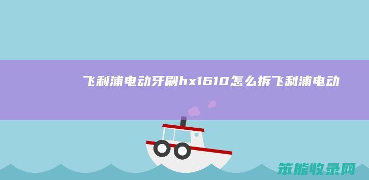 飞利浦电动牙刷hx1610拆飞利浦电动