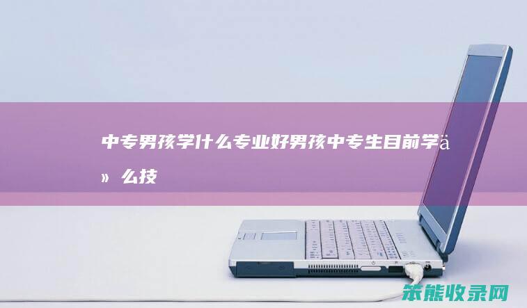 中专男孩学专业好男孩中专生目前学技