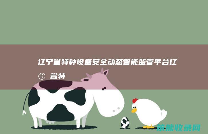 辽宁省特种设备安全动态智能监管平台辽宁省特