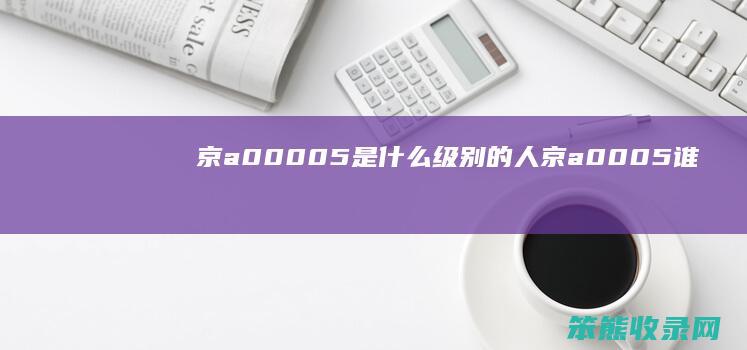 京a00005的人京a0005谁