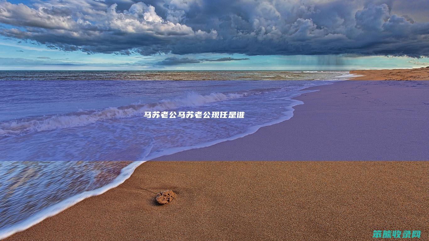 马苏老公马苏老公现任是谁
