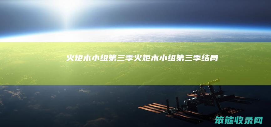 火炬木小组季火炬木小组季结局