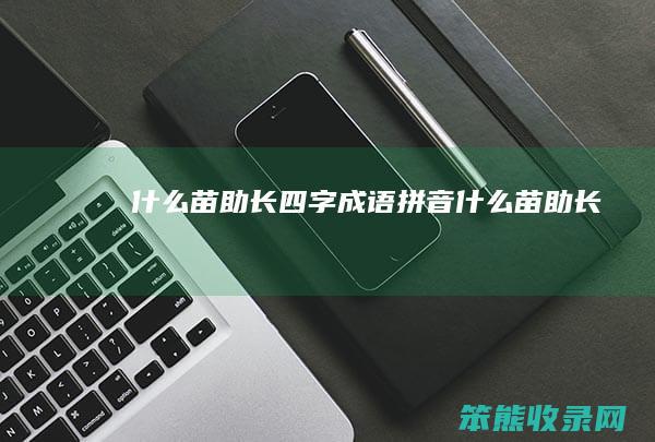 什么苗助长四字成语拼音（什么苗助长）
