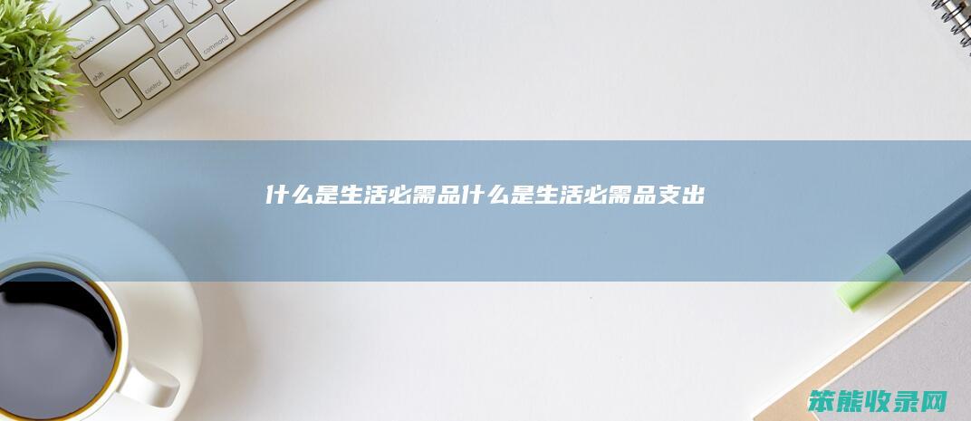 是必需品是必需品支出