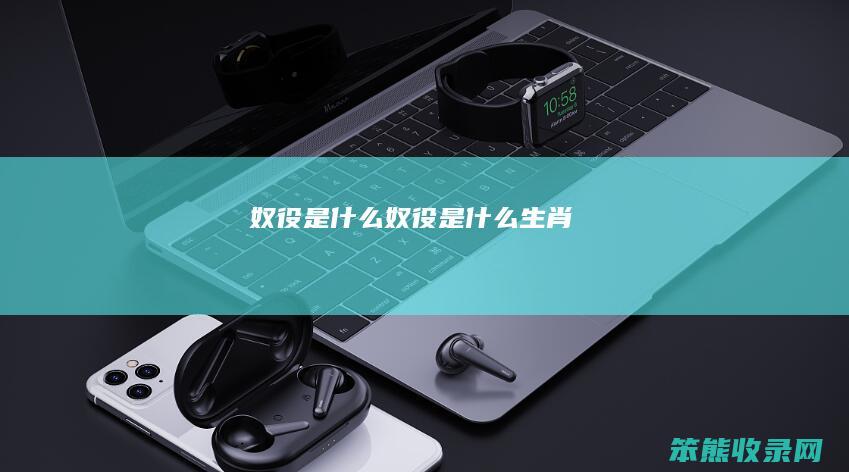 奴役是什么（奴役是什么生肖）
