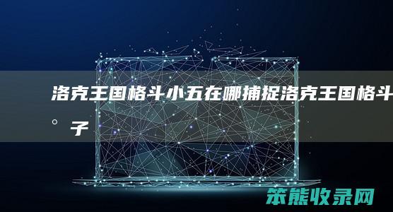 洛克王国格斗小五在哪捕捉洛克王国格斗小子