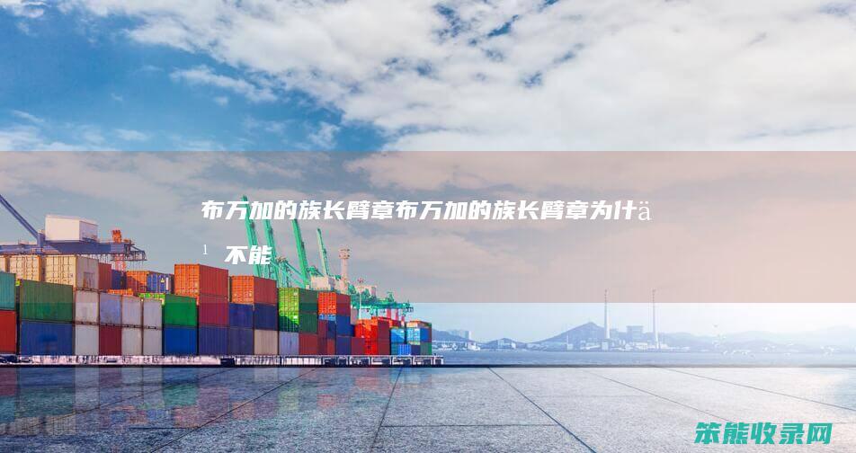 布万加的族长臂章（布万加的族长臂章为什么不能交易）