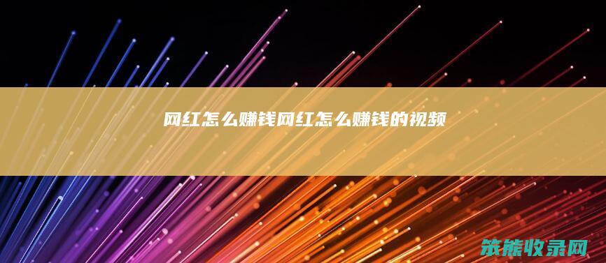 网红赚钱网红赚钱的视频