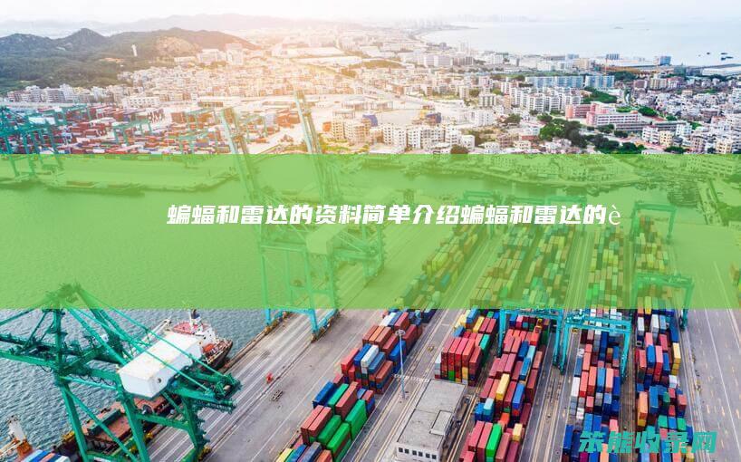 蝙蝠和雷达的资料简单蝙蝠和雷达的资