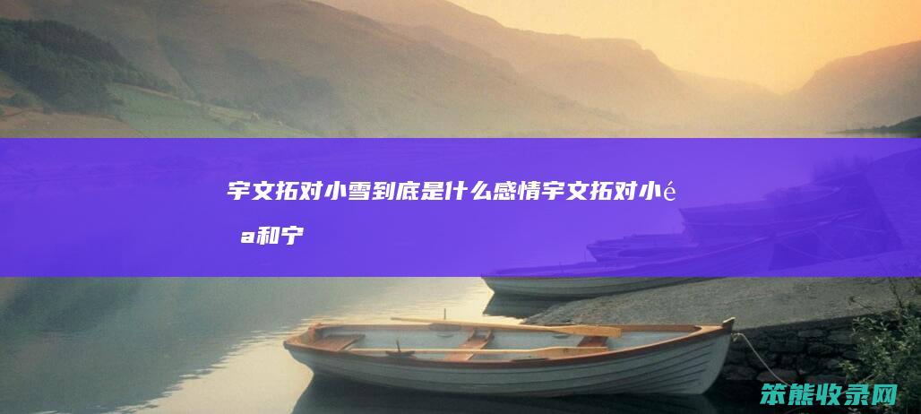 宇文拓对小雪到底是什么感情（宇文拓对小雪和宁珂的感情）