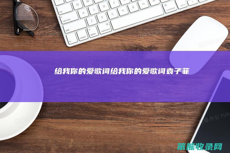 给我你的爱歌词(给我你的爱歌词袁子菲)