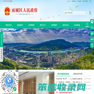 雨城区人民政府网站