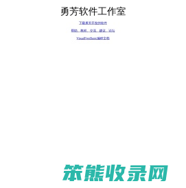勇芳软件开发小组