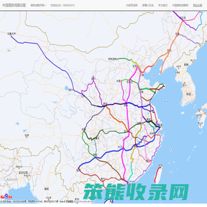 中国高铁地图