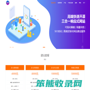 建站公司响应式网站模板