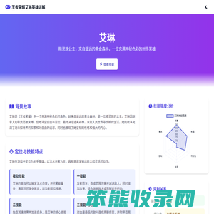 王者荣耀艾琳怎么玩