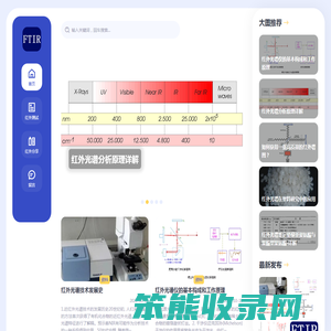 红外光谱仪原理及应用（FTIR）