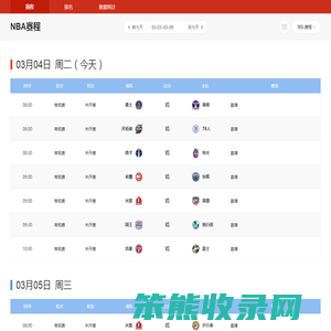 网易NBA数据系统